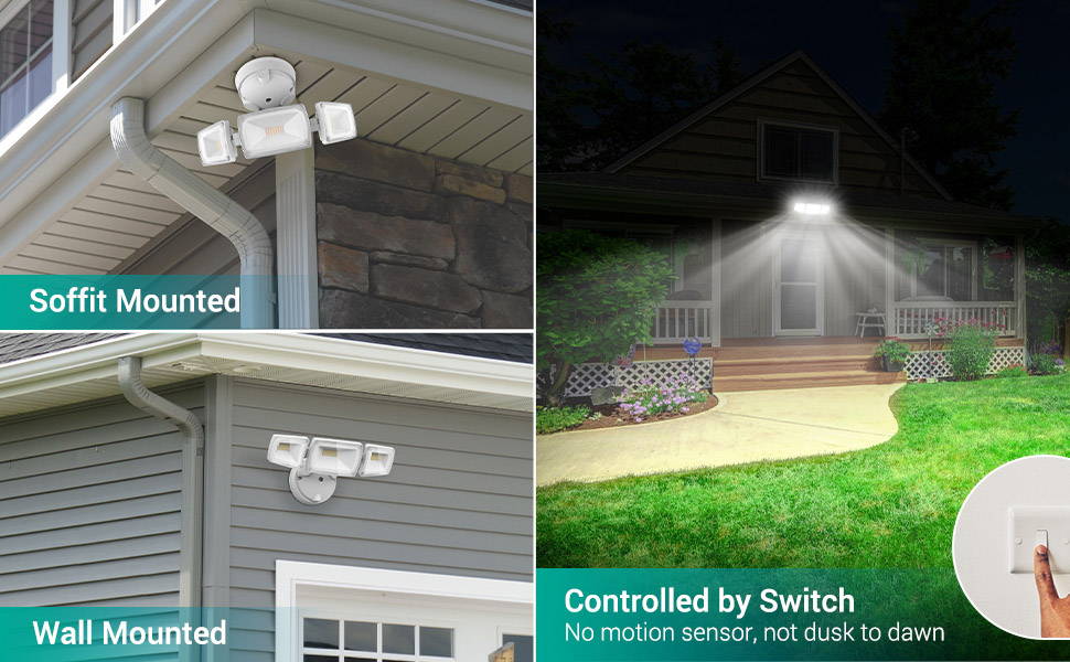 Soffit flood lights on sale